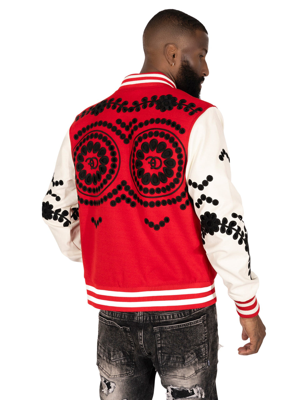 Frost Original F1060 Cashay Wool Varsity Jacket - Red