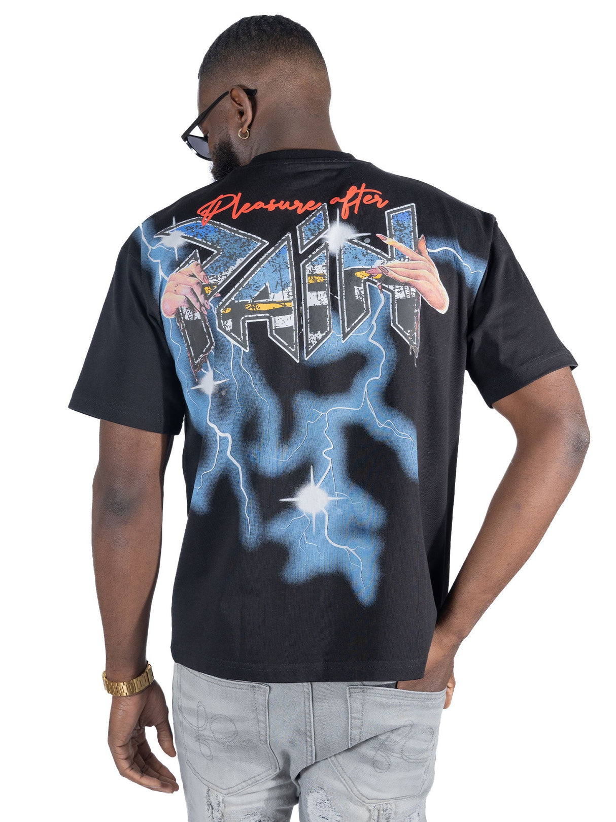 Frost Design F131 "LOYALTY" Oversized Heavyweight Tee - Black