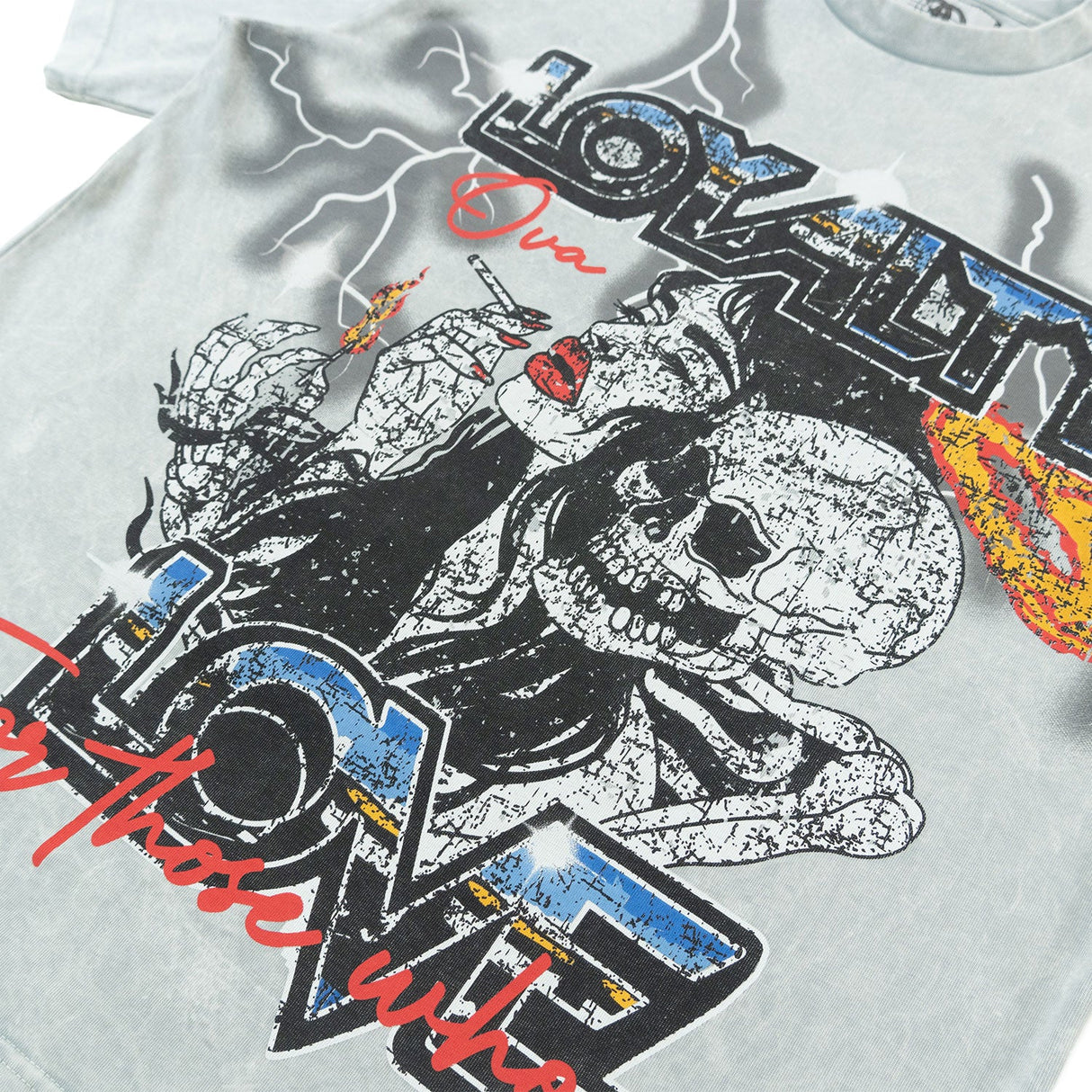 Frost Design F131 "LOYALTY" Oversized Heavyweight Tee - White