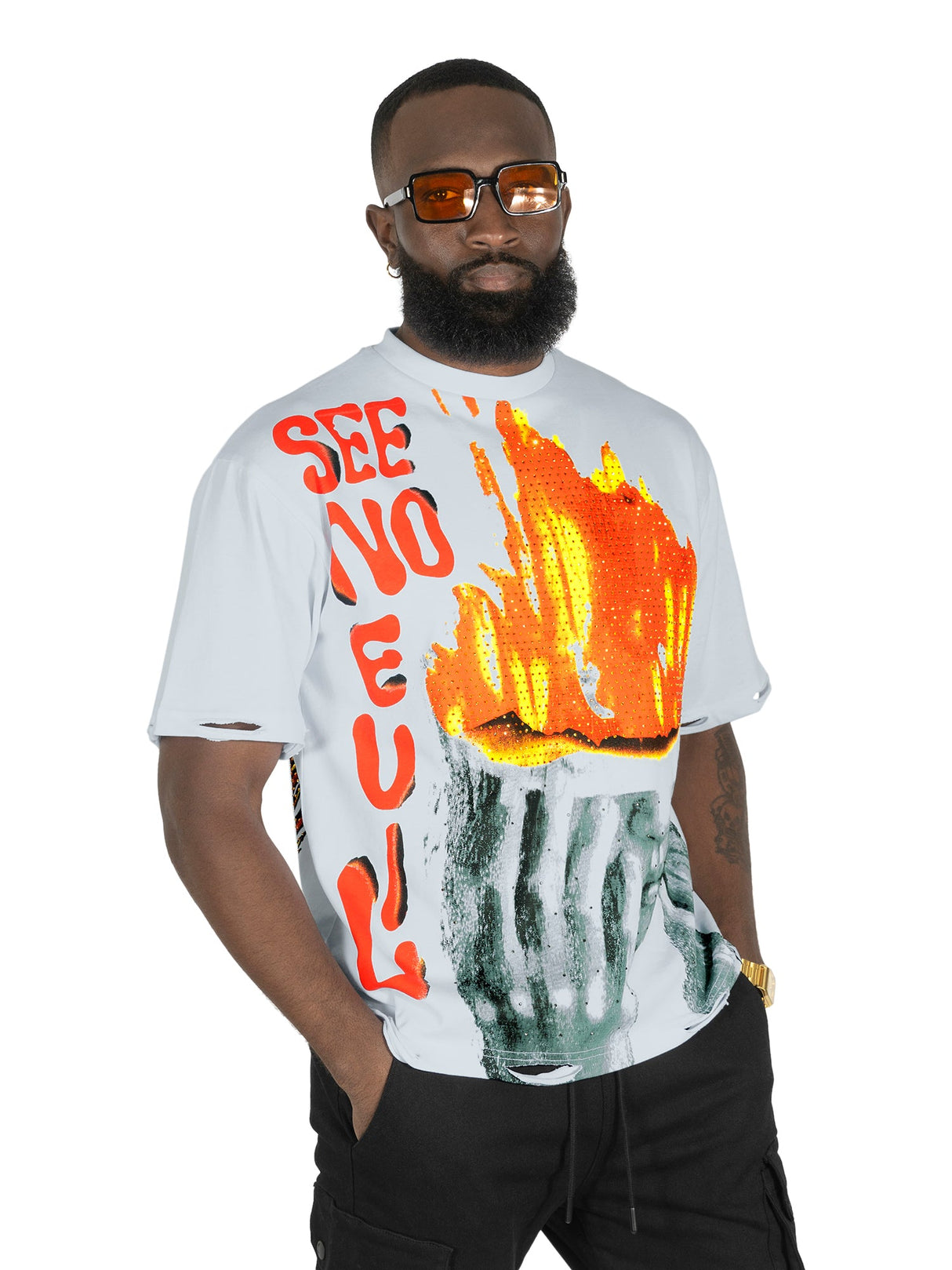 Frost Design F135 See No Evil Tee - White