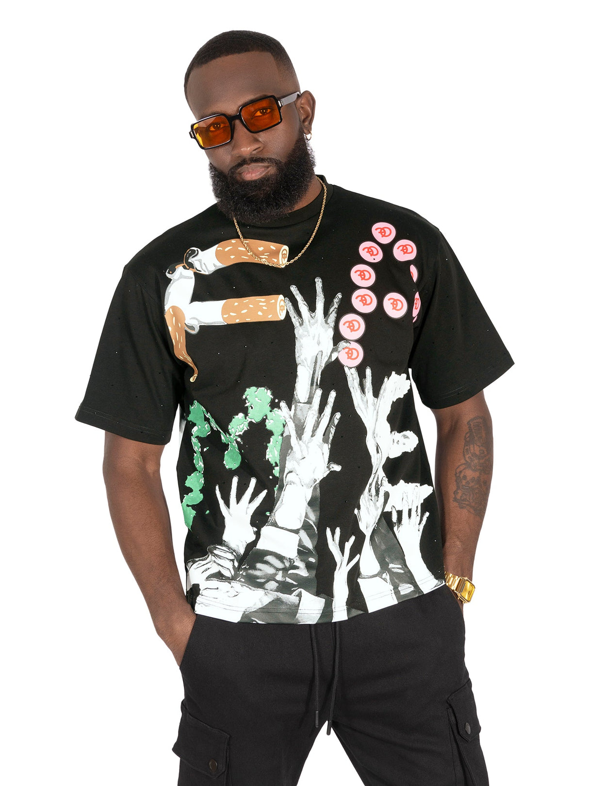 Frost Design F143 Price of FAME Tee - Black
