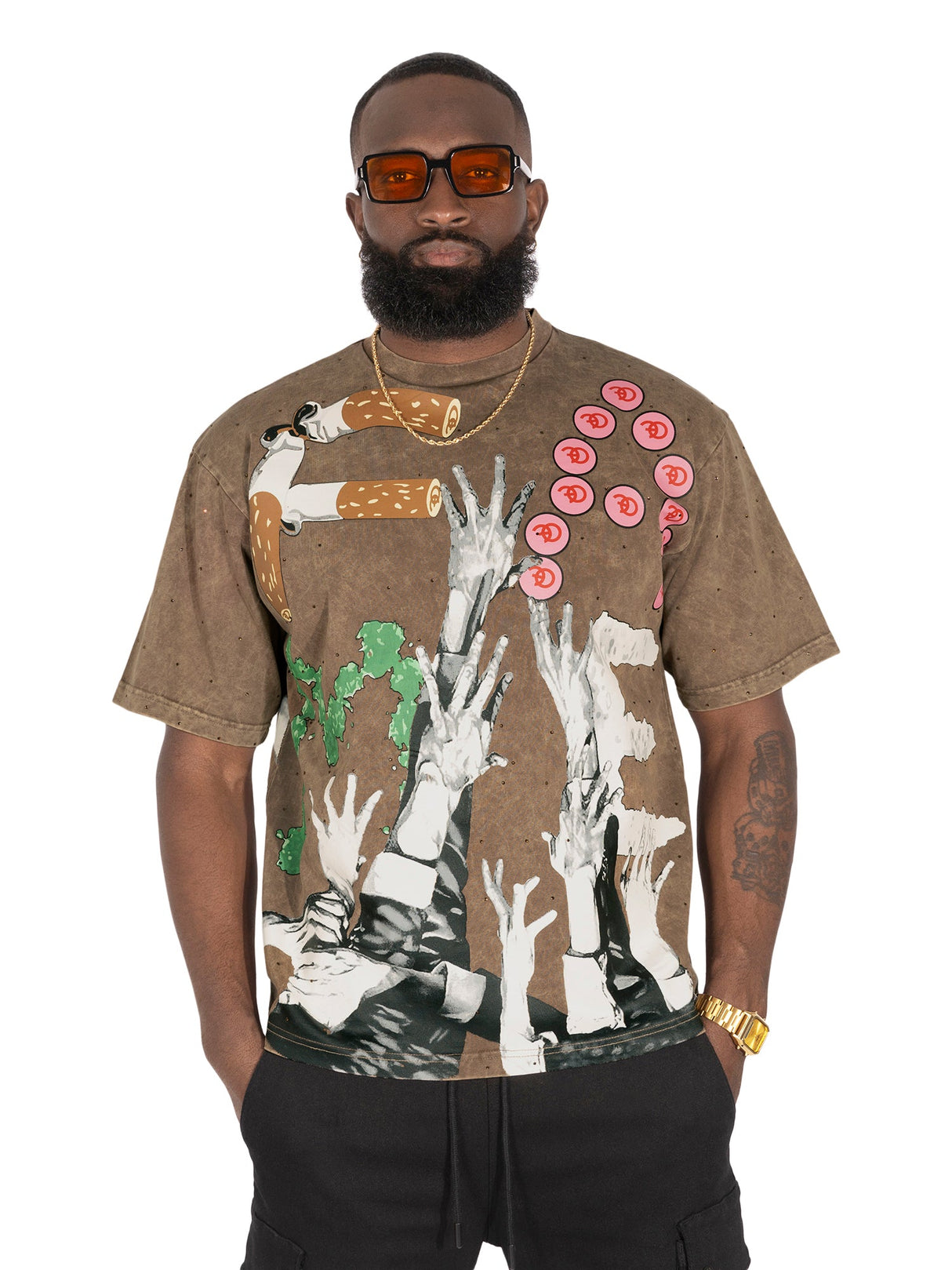 Frost Design F143 Price of FAME Tee - Mocha