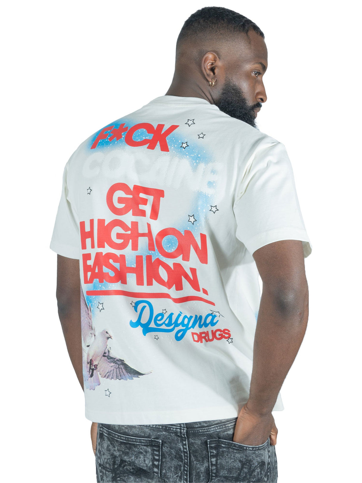 Frost Design F153 NARCO Oversized Heavyweight Tee - White