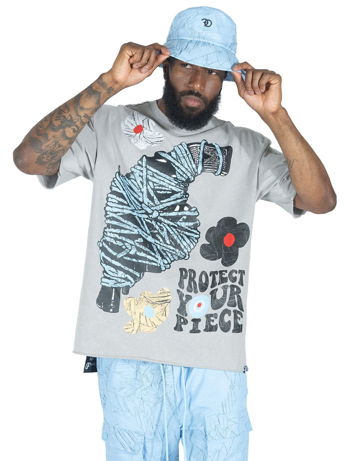 Frost Design F164 Protect Your Piece Tee - Oat Gray