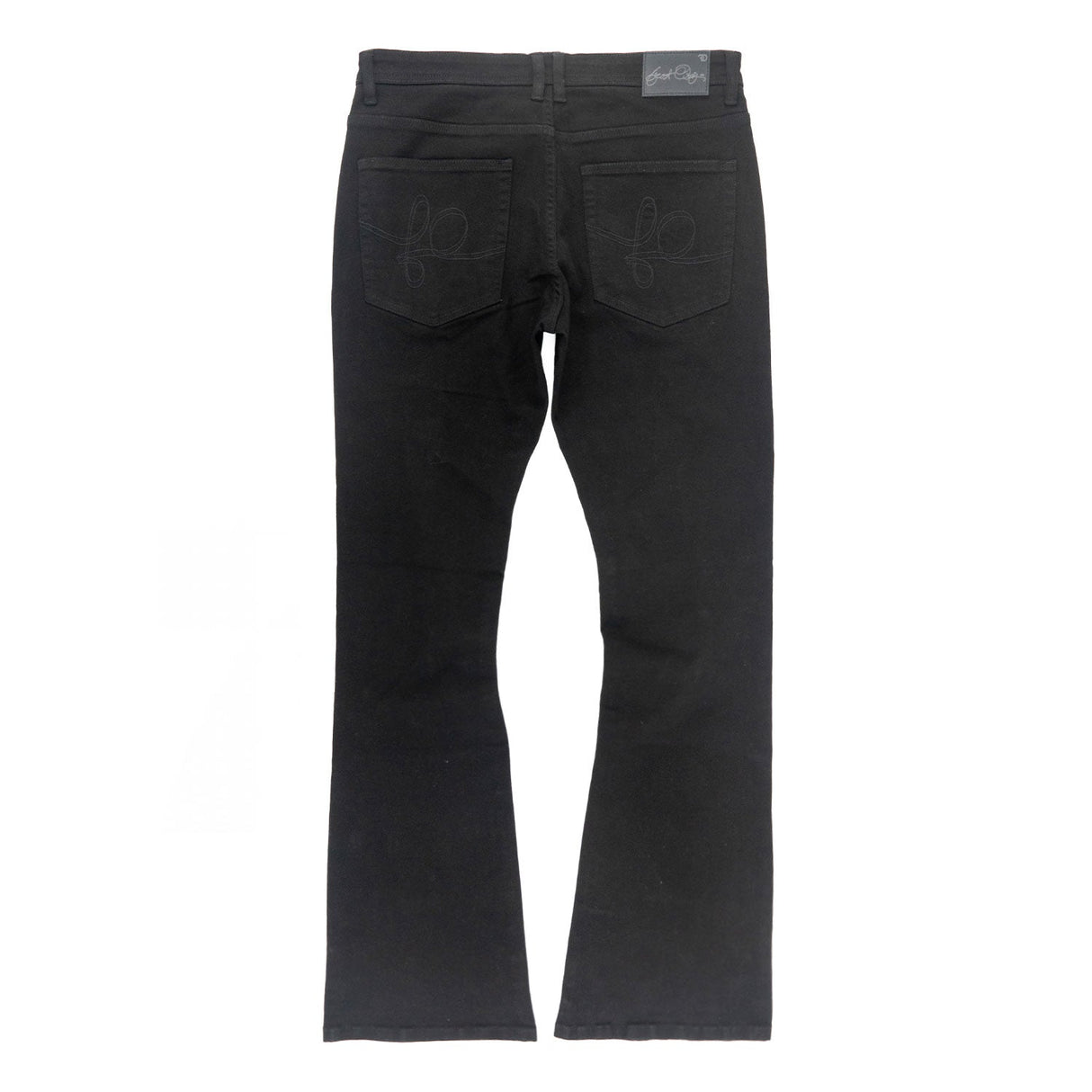 Frost Original Jeans | F1712 Alono Stacked Jeans - Black-Black
