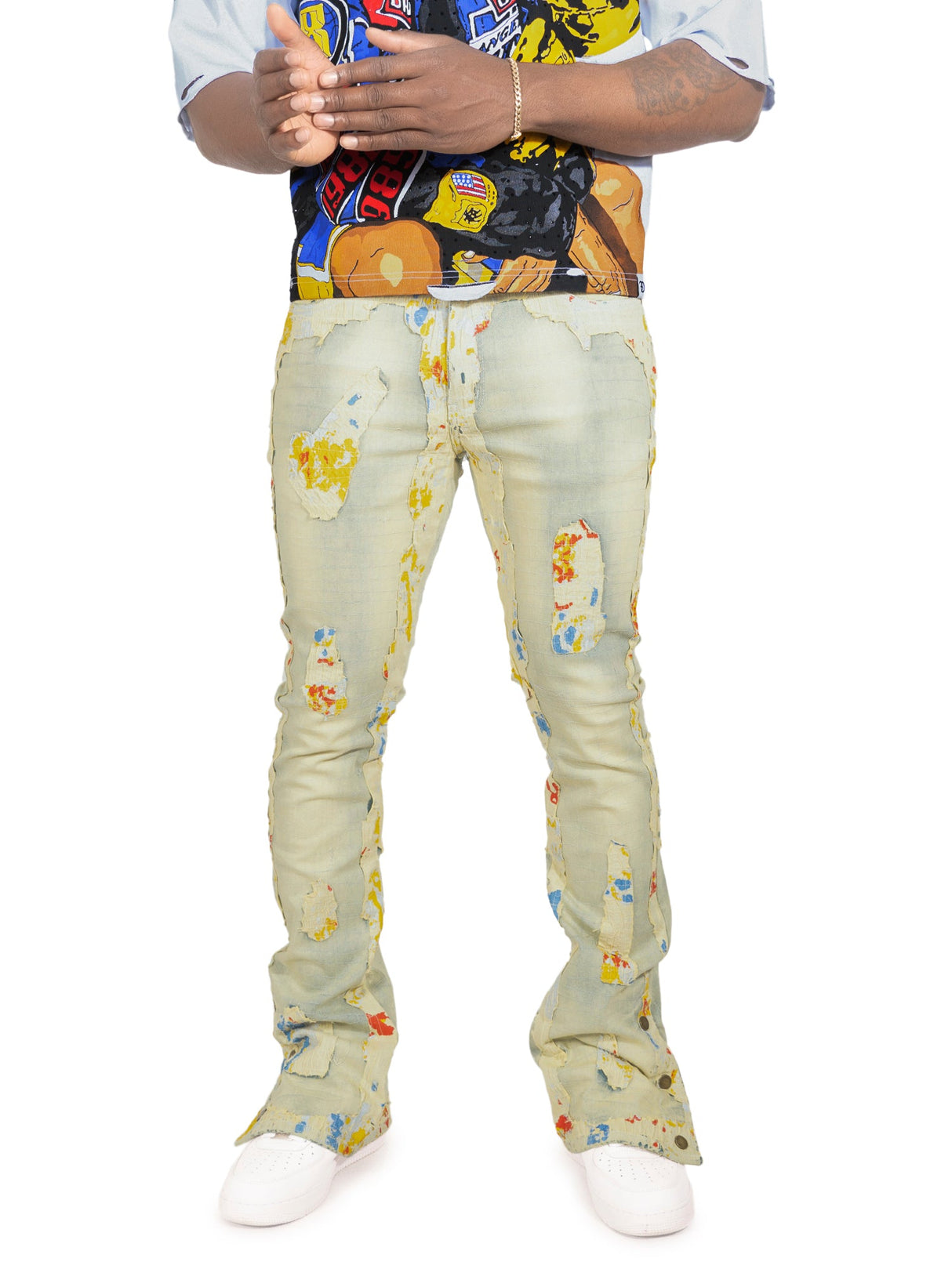 Frost Original Jeans | F1733 Amoto Stacked Pants - Dirt