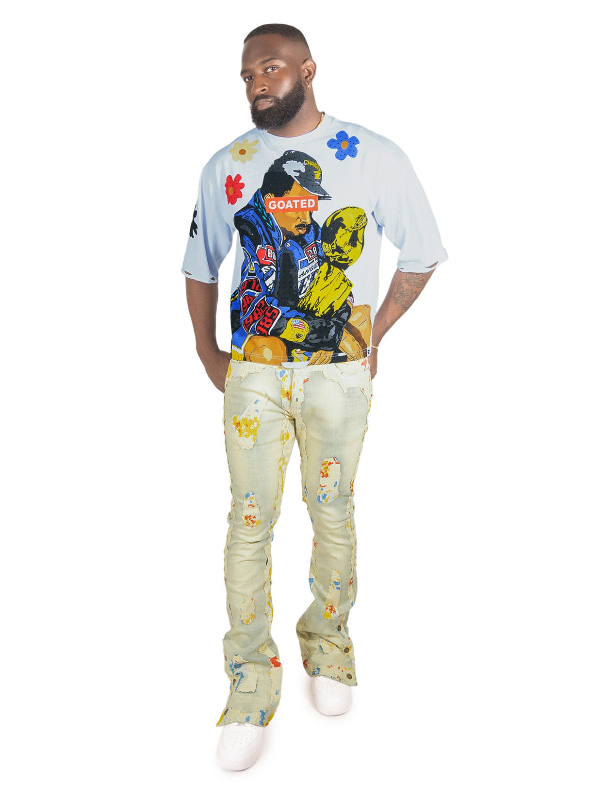 Frost Original Jeans | F1733 Amoto Stacked Pants - Dirt