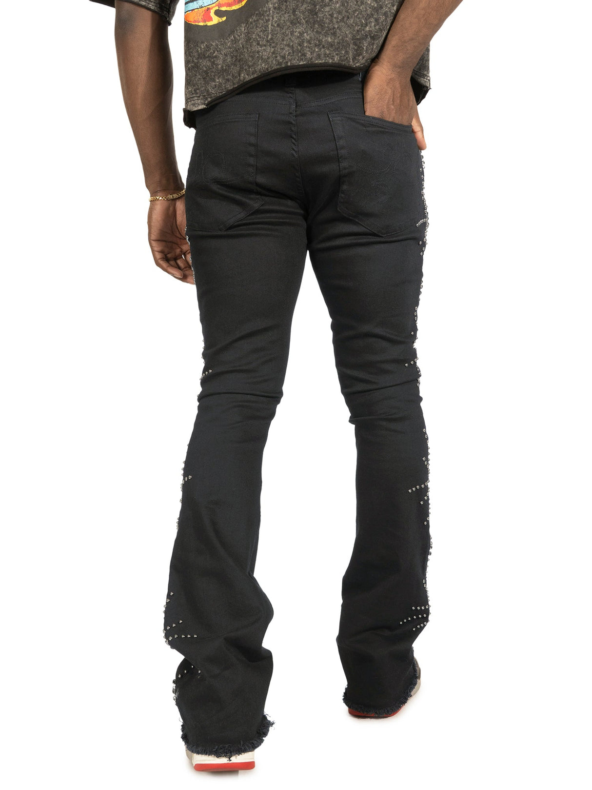 Frost Original F1735 Spider Stacked Jeans - Black