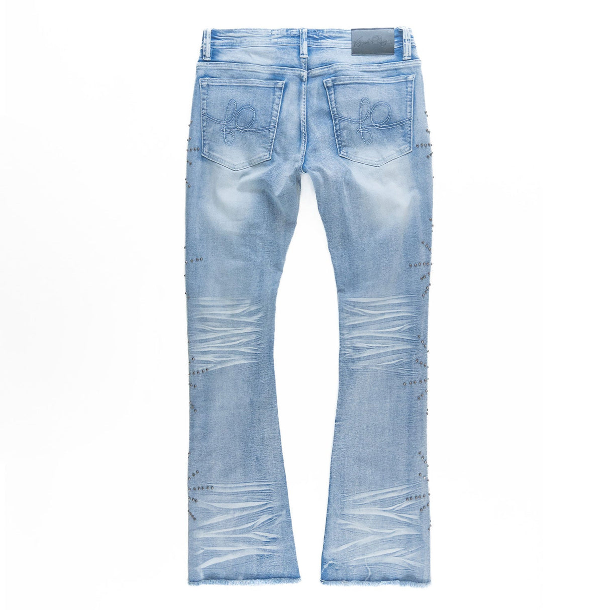Frost Original F1735 Spider Stacked Jeans - Light Wash