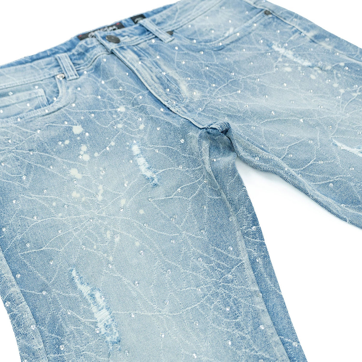 Frost Original Jeans | F1746 Amoto Stacked Pants - Light Wash