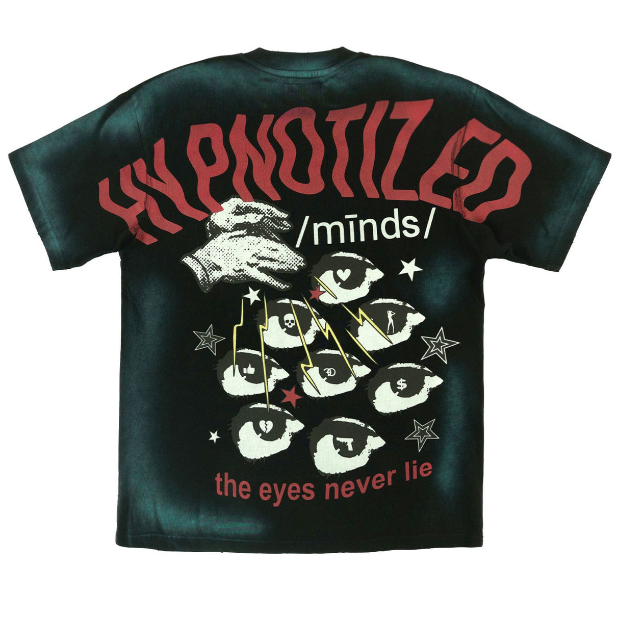 Frost Design F199 Finesse Acid Wash Oversized Tee - Black