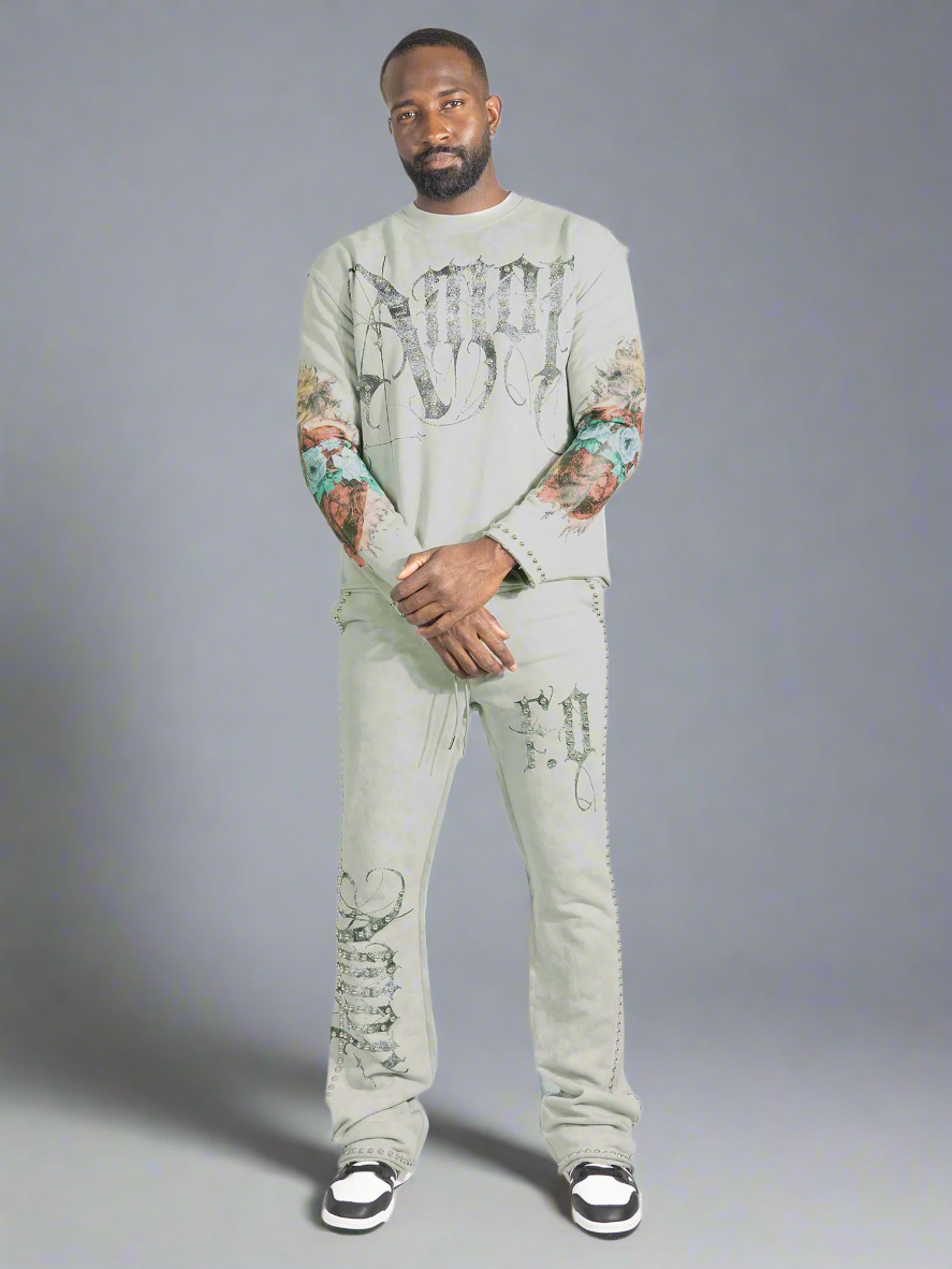 Frost Original Set | F4226 Amor Jogging Set - Gray