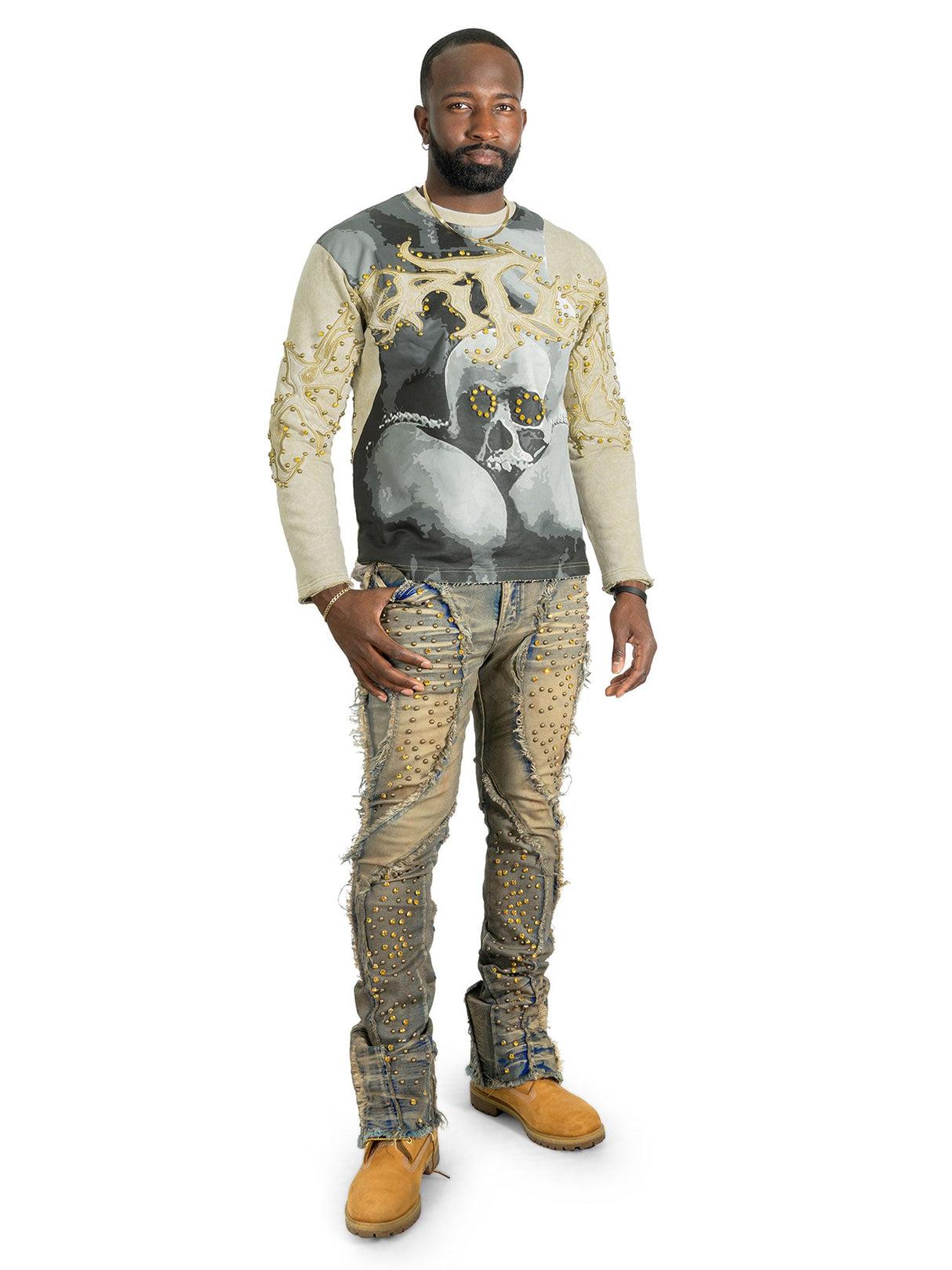 Frost Original Sweatshirt|F4357 Heartless Crewneck - Mocha