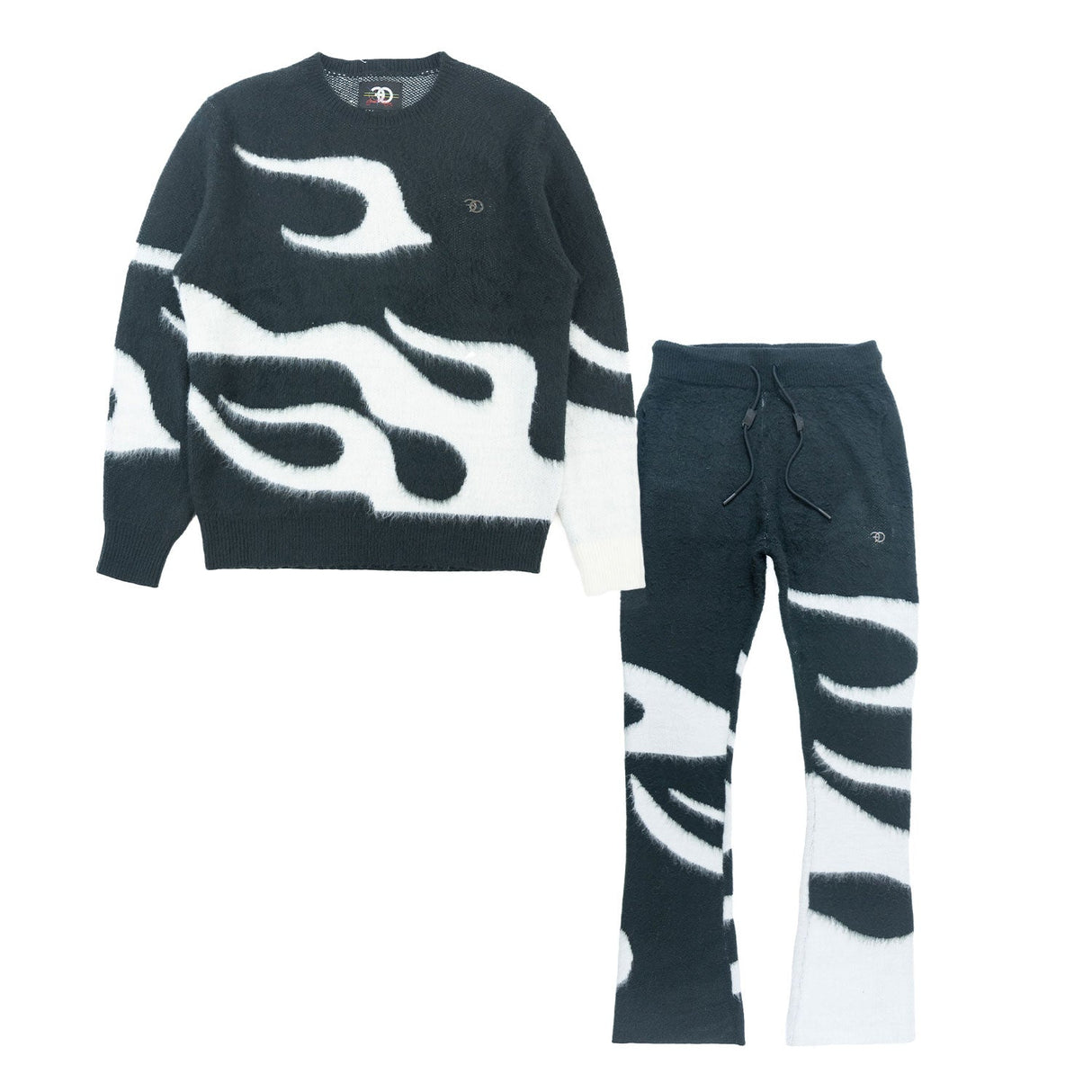 Frost Original F4440 Bando Brushed Knit Set - Black