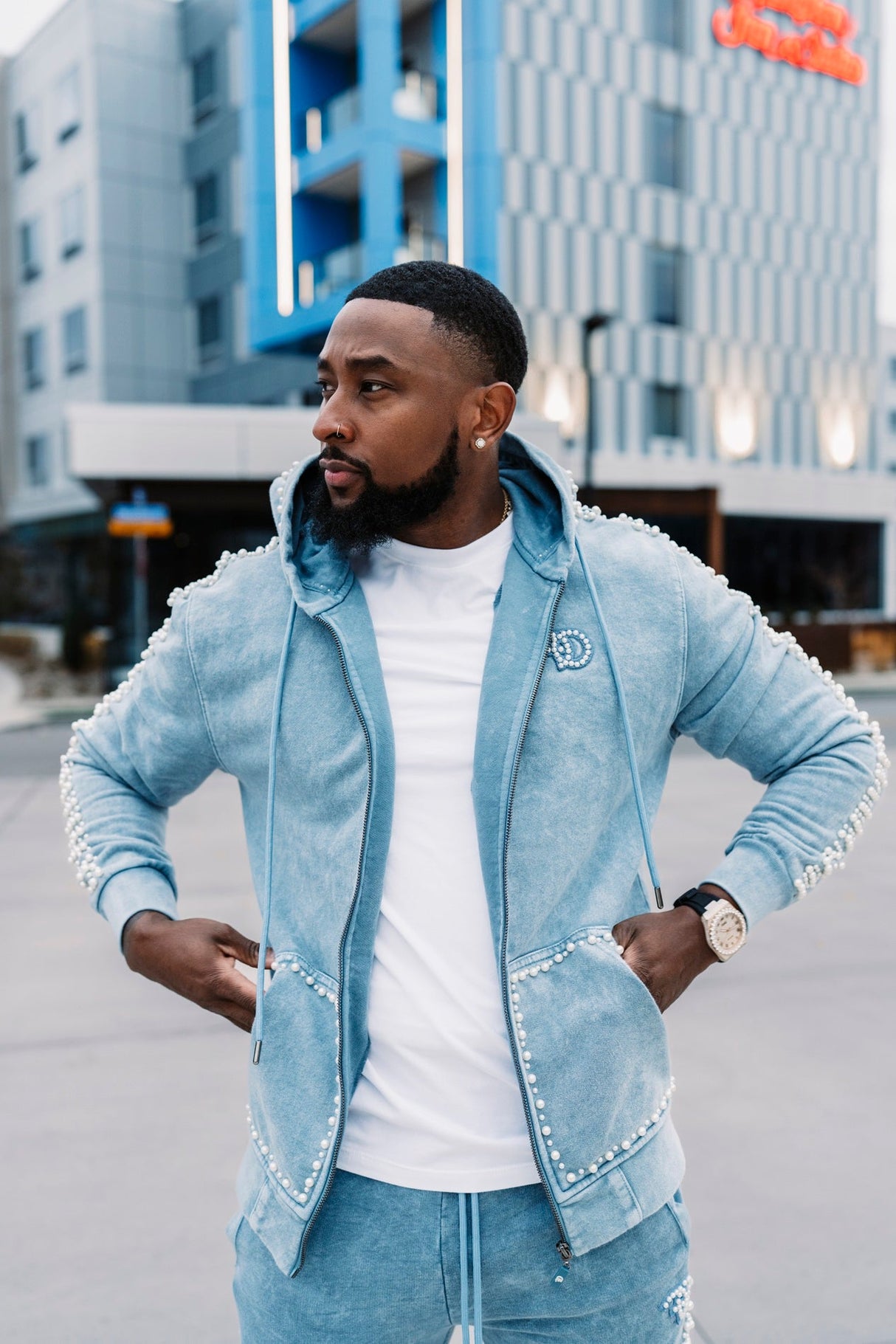 Frost Original Set | F5245 Blind Faith Hoodie Set - Blue