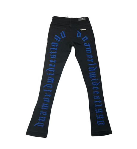 DNA - Stacked Jeans - DNA Worldwide - Black Royal