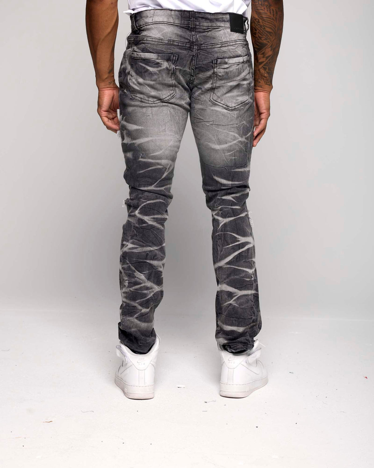 Fwrd Rhinestone Slim Fit Jeans Multi Colors