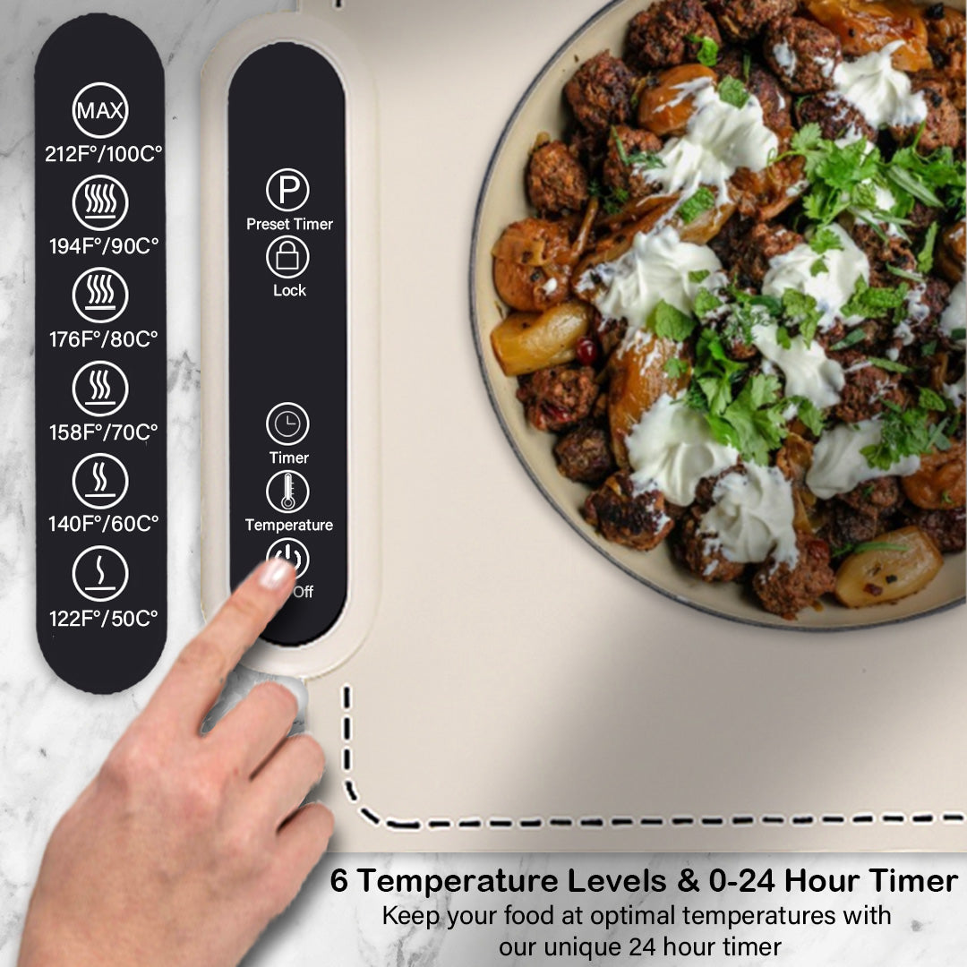 Bekirbech Deluxechique™ Food Warming Mat