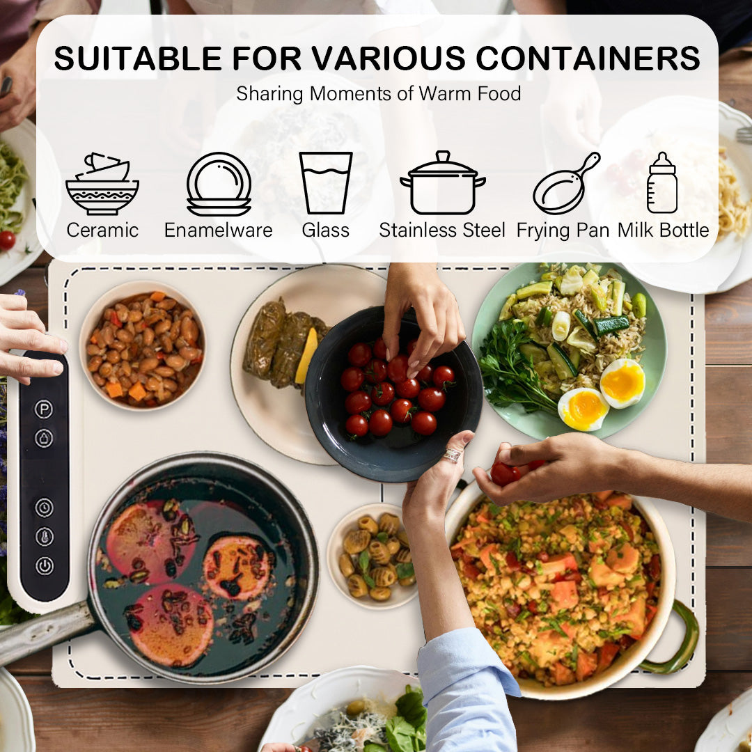 Bekirbech Deluxechique™ Food Warming Mat