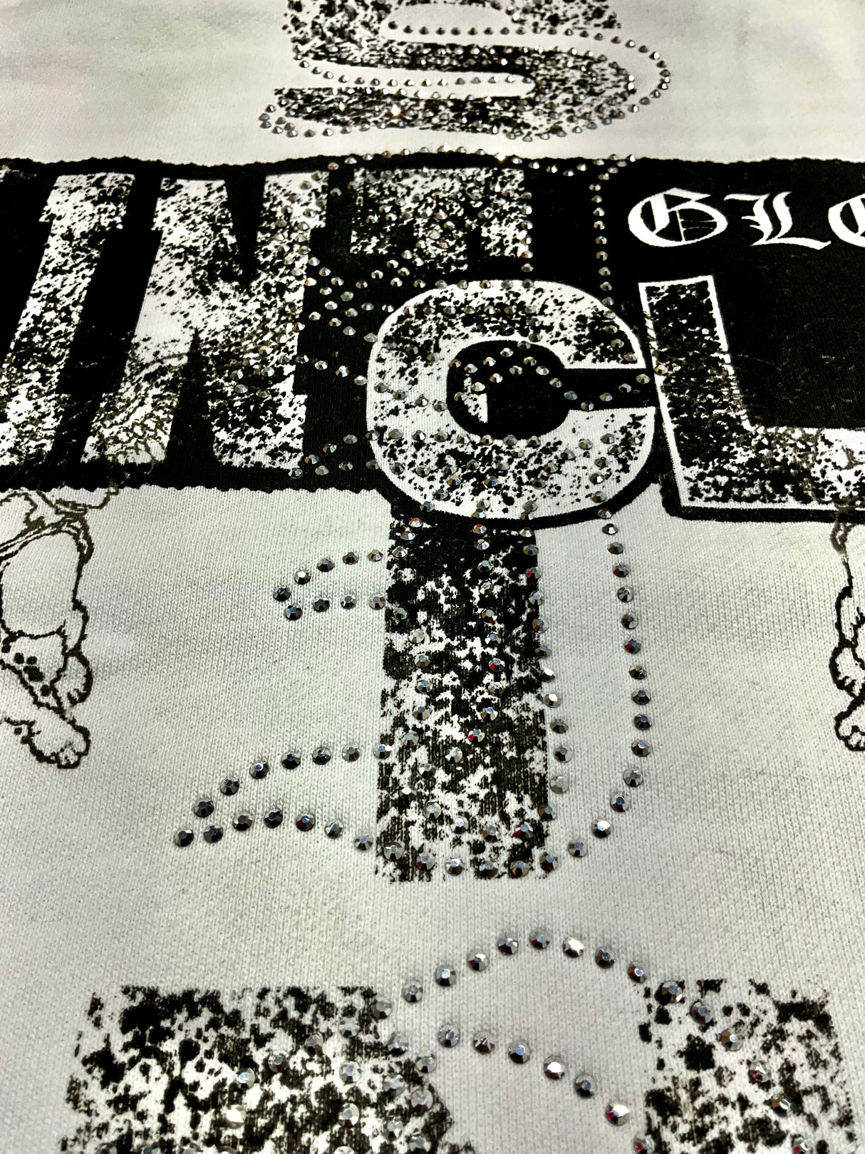 Undrtd Saint Club Global Rhinestone 3/4 Sleeve Legacy Prem T-Shirt Multi Colors