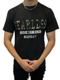 Focus T Shirt Fearless Tapestry Applique Multi Colors