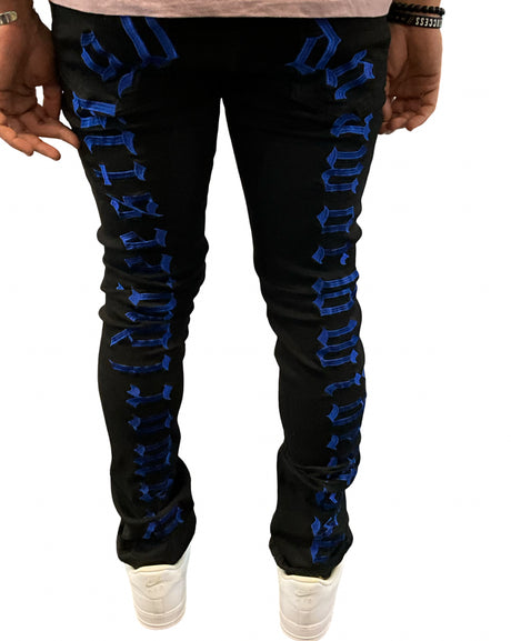 DNA - Stacked Jeans - DNA Worldwide - Black Royal