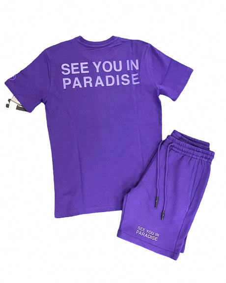 Jordan Craig See you in Paradise Short Set Multi Colors