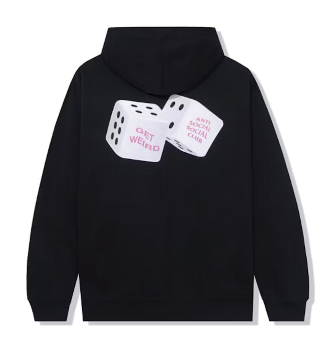Anti Social - Hoodie - Black / Dice