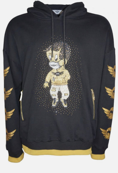 Ferrari Massari - Hoodie -Richie Rich Hustler Gold