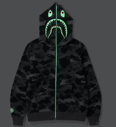 Bape - Hoodie - Double Face - Black / Camo