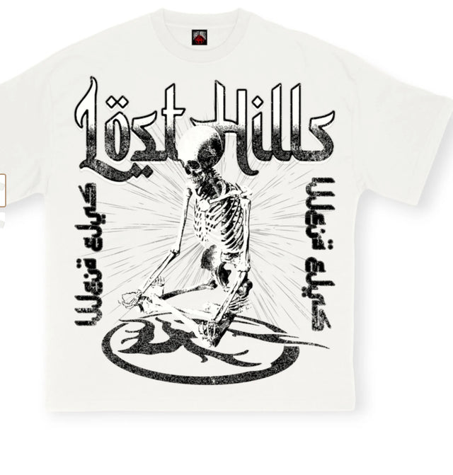 Lost Hills - T Shirt - Skeleton White - Grey