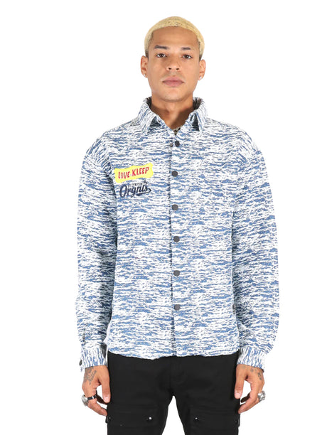 Kleep- Flannel - Ryan - LT Blue