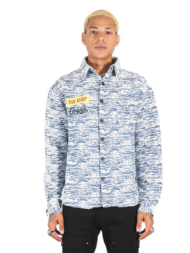 Kleep- Flannel - Ryan - LT Blue