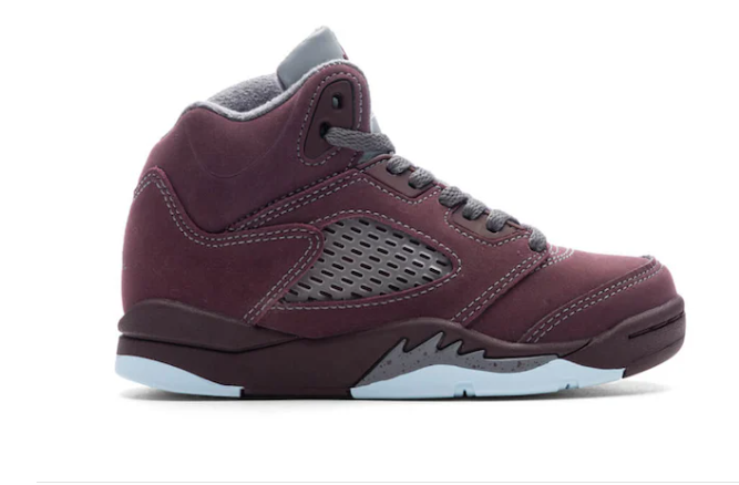 Nike- Jordan 5- High Top- Burgundy