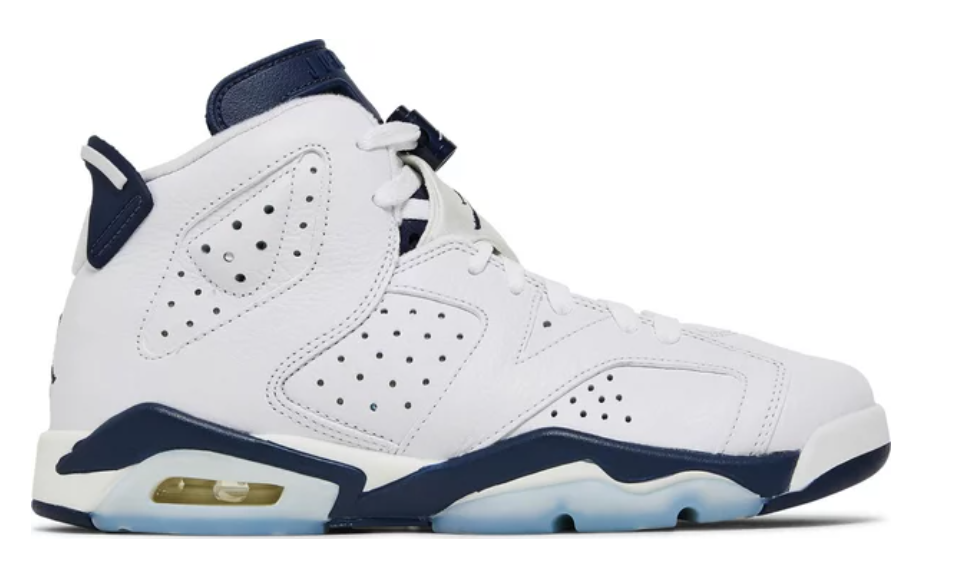Jordan 6 High Top - Grade School -Mid Night Blue