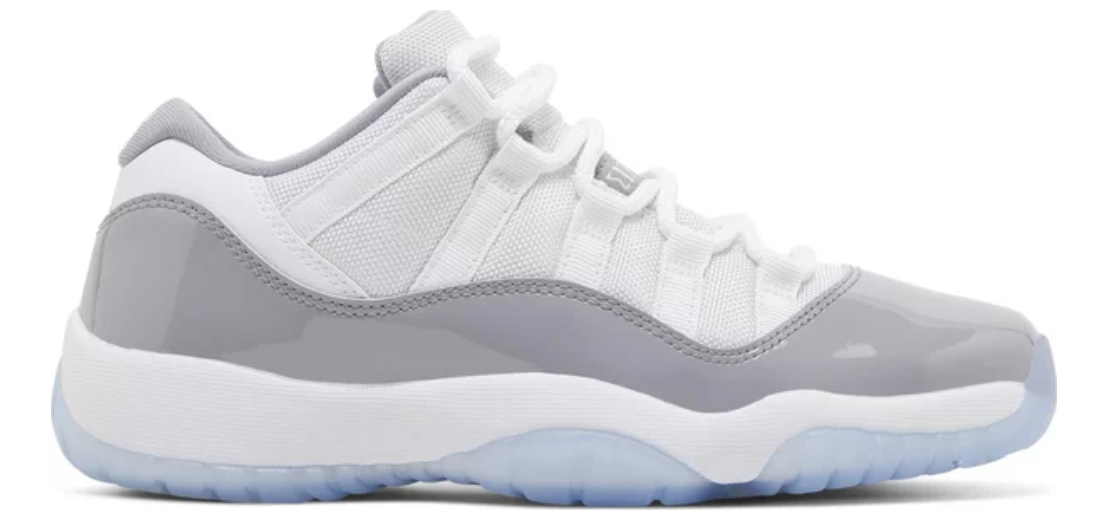 Jordan 11 Low Top - Grade School - Cool Grey