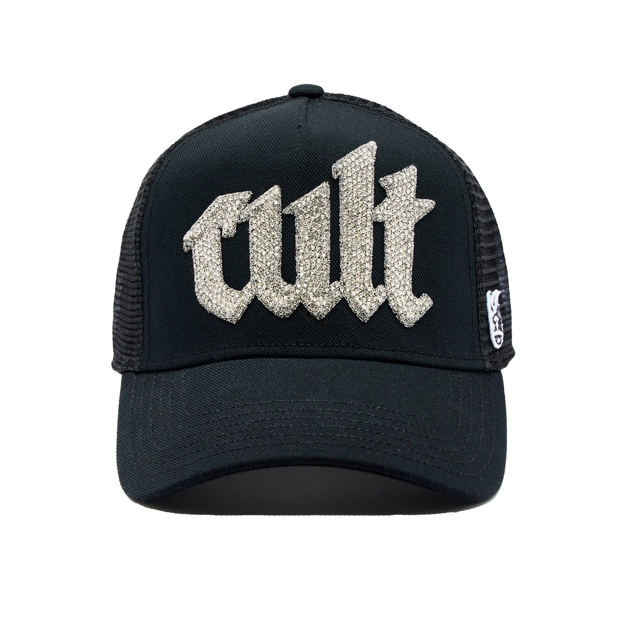 Cult Of Individuality Cult's Crystal Cult Script Logo Hat in Black