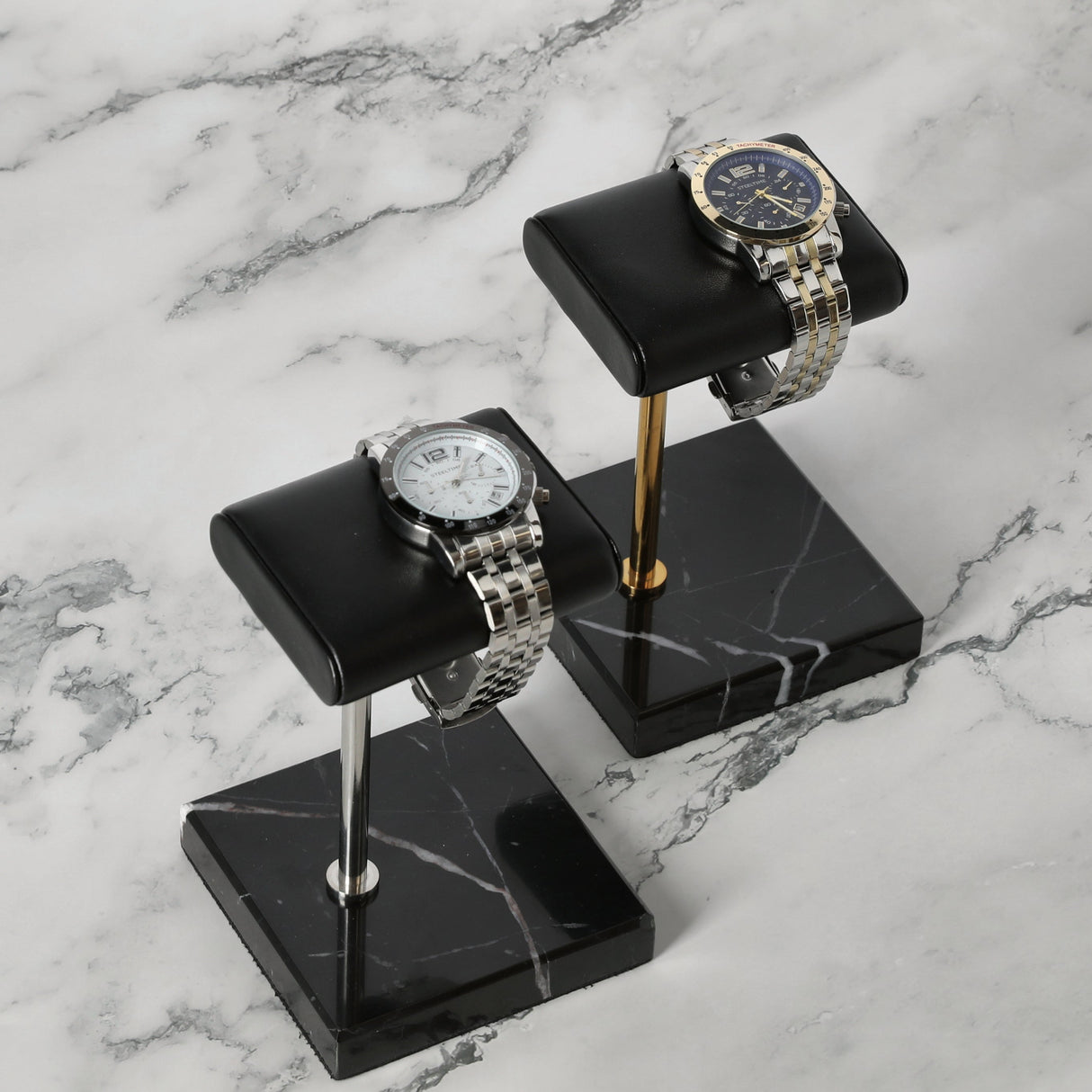 Deluxe Leather Padded Watch Display Stand