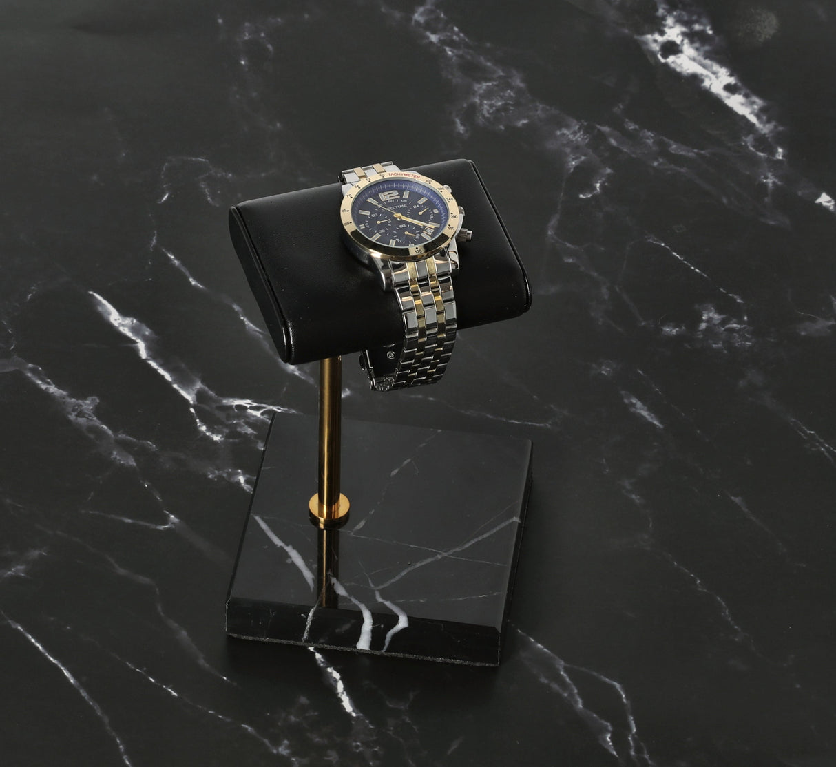 Deluxe Leather Padded Watch Display Stand