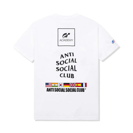 Anti Social - T Shirt - Academy GT - White