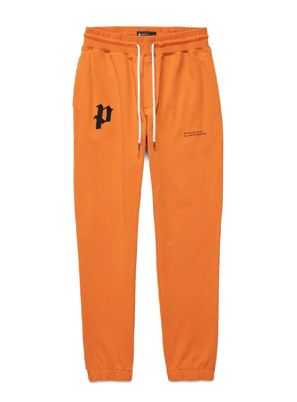 Purple - Jogger Pants - Orange