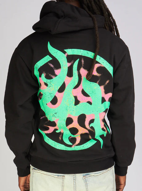 Lost Hills - Hoodie - Death Tour - Black - Green - Pink
