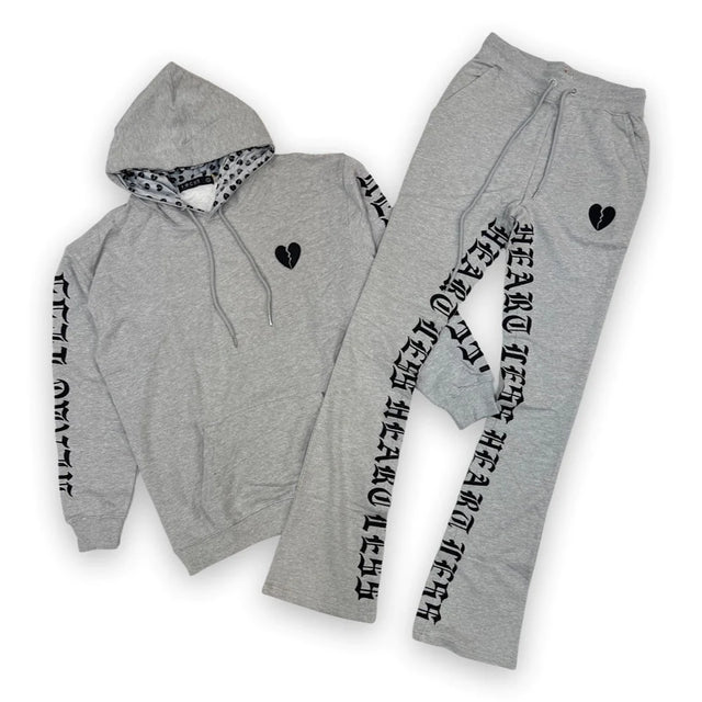 Focus - Fleece Set- Heartless HOODIE ONLY GREY