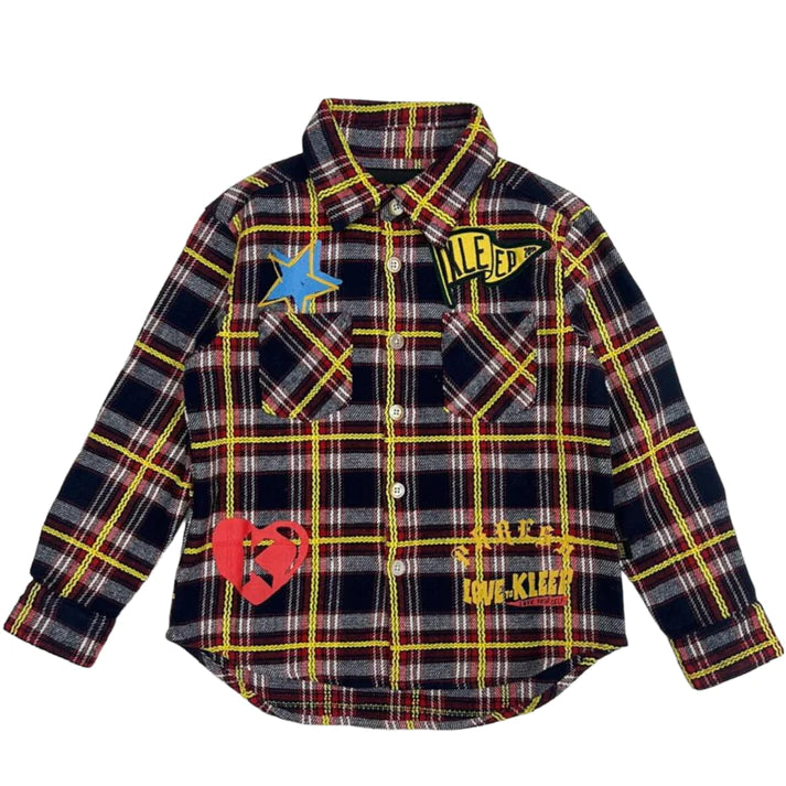 Kleep- Kids - Flannel - Mallard - Red