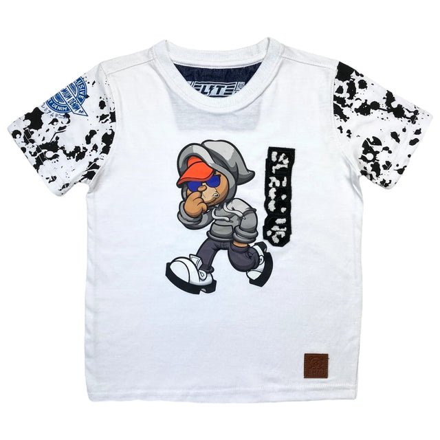 Elite- Kids- T Shirt - Bless Up - White