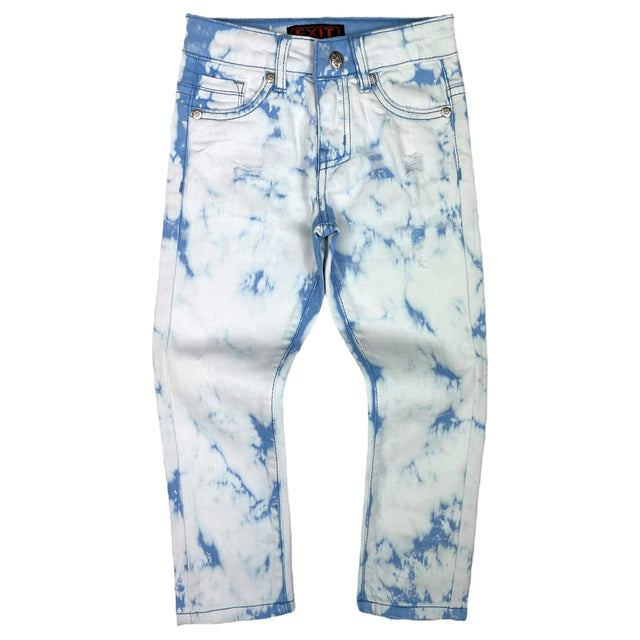 Exit Kids Jeans Washed Blue Front View