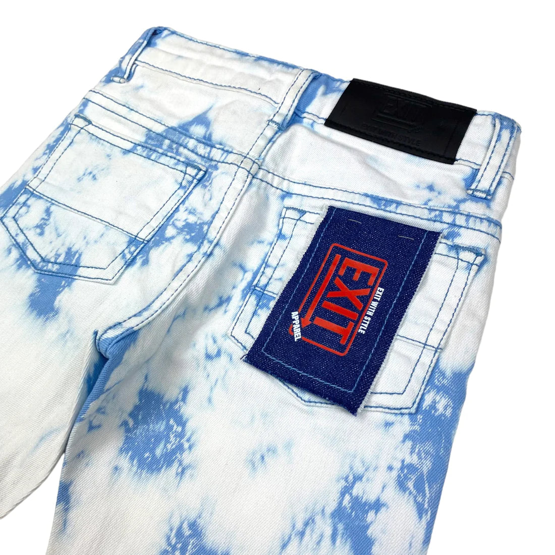 Kids Skinny Jeans Washed Blue