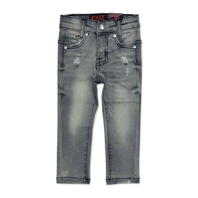 Exit Kids Jeans - Black Wash Front View