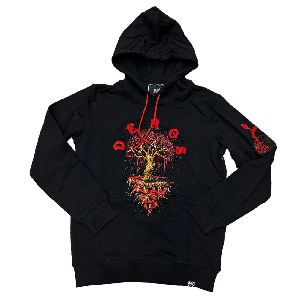 Denim City - Hoodie- Deep Roots - Black