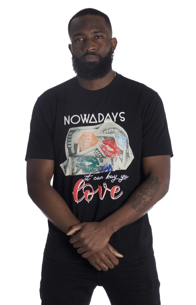 Makobi - T Shirt - LipStick On Money - Black